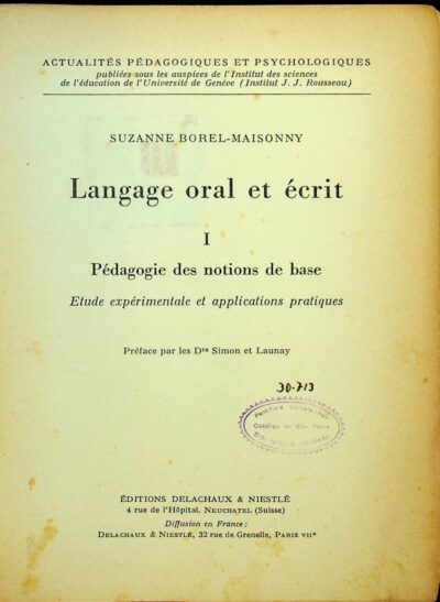 Langage oral et ecrit: I pédagogie des notions de base - Imagem 2