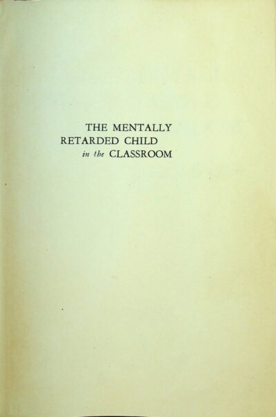 The mentally retarded child in the classroom - Imagem 2