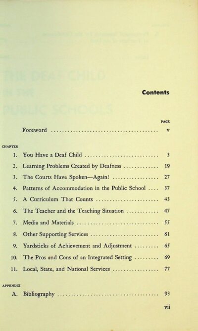 The deaf child in the public schools: a handbook for parents of deaf children - Imagem 3