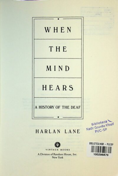 When the mind hears: a history of the deaf - Imagem 2
