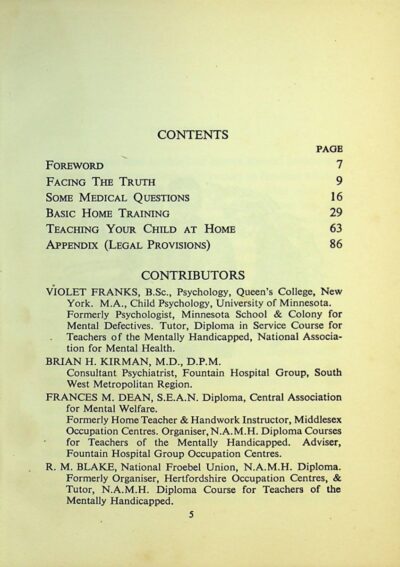 Mentally handicapped children: a handbook for parents - Imagem 3