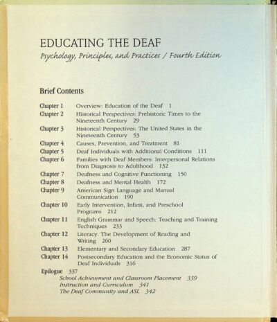 Educating the deaf: psychology, principles and practices - Imagem 3