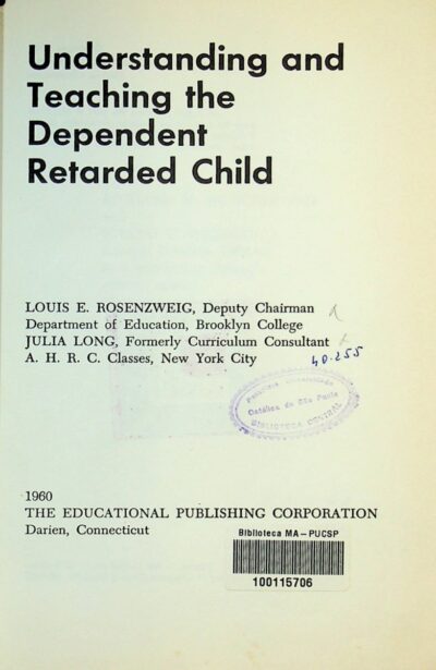 Understanding and teaching the dependent retarded child - Imagem 2