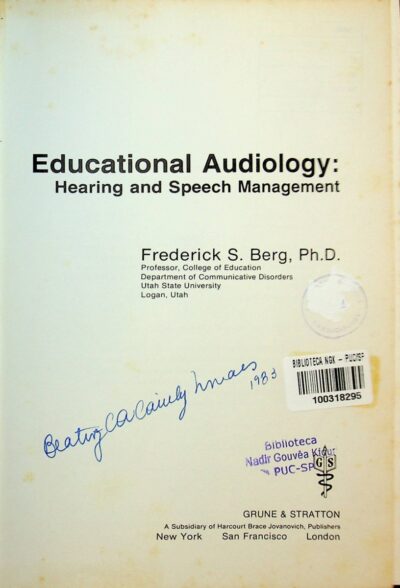 Educational audiology: hearing and speech management - Imagem 2