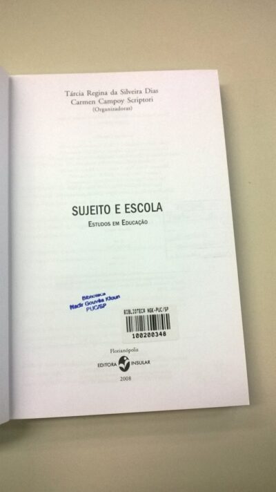 Sujeito e escola: estudos em educação - Imagem 2