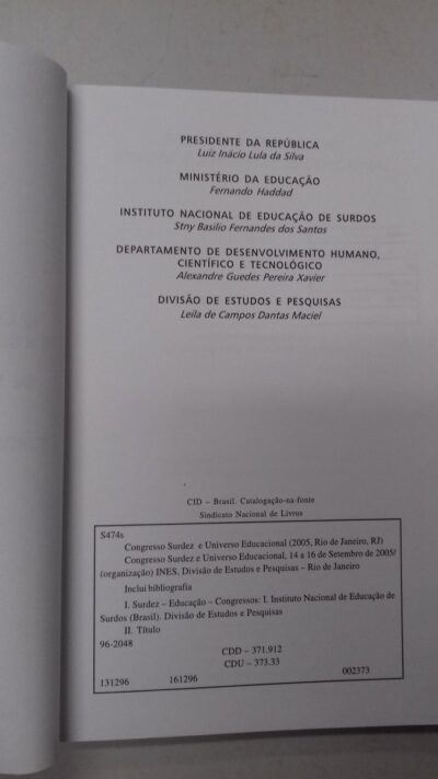 Congresso surdez e universo educacional - Imagem 3