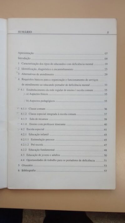 Subsídios para a organização e funcionamento de serviços de educação especial: área de deficiência mental - Imagem 3