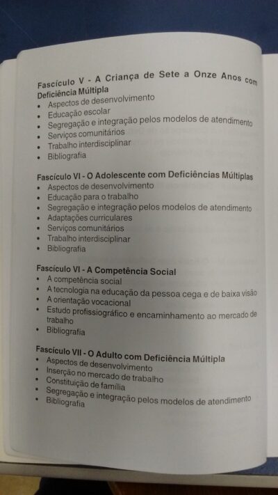Programa de capacitação de recursos humanos do ensino fundamental: deficiência múltipla vol. I - Imagem 8