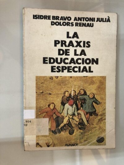 La praxis de la educación especial: (conceptos, instrumentos e instituciones, apuntes críticos)