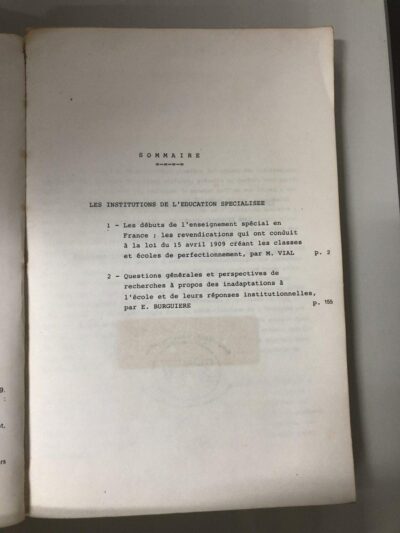 Les institutions de l'education specialisee - Imagem 3