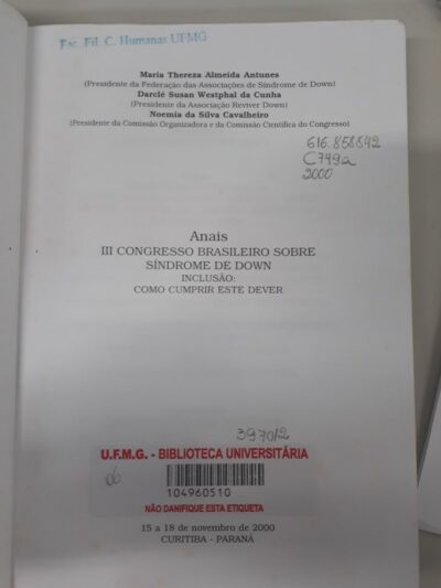 III Congresso Brasileiro sobre Sídrome de Down - Imagem 2