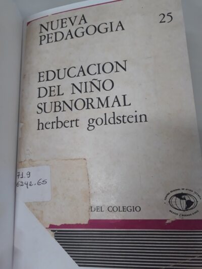 Educacion del nino subnormal - Imagem 2