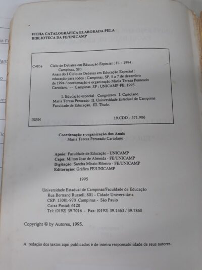 Ciclo de debates em Educação Especial, 1 - Imagem 2