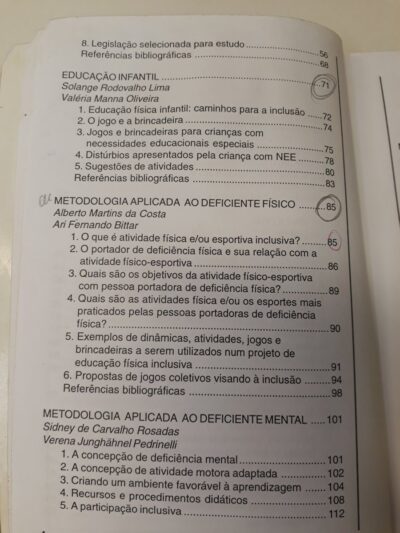 Caderno texto do curso de capacitação de professores multiplicadores em educação física-adaptada - Imagem 4