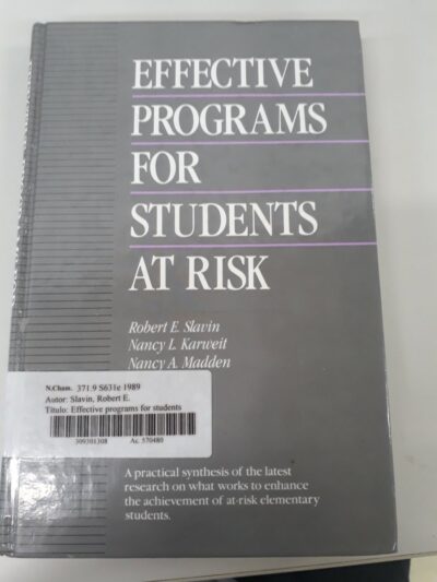 Effective programs for students at risk