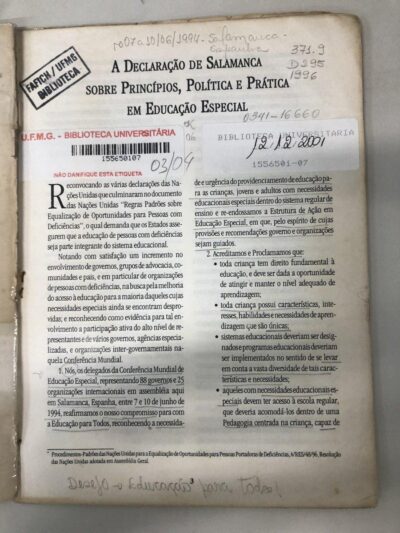 Declaração de Salamanca - Imagem 2