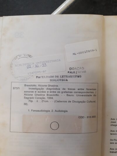 Investigação diagnostica de trocas entre fonemas sonoros e surdos e entre os grafemas correspondentes - Imagem 2