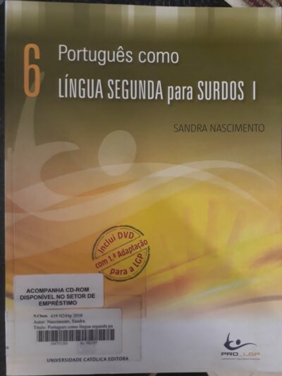 Portugues como língua segunda para surdos I