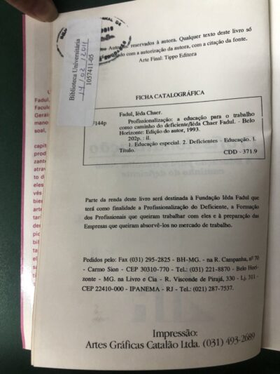 Profissionalização:  a educação para o trabalho como caminho do deficiente - Imagem 2