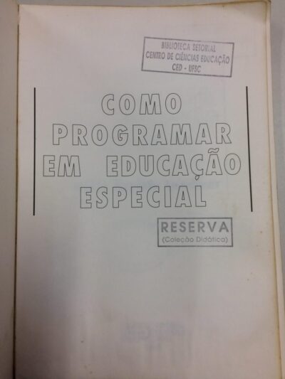 Como programar em educação especial