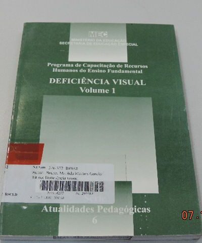 Deficiência visual - vol. 2