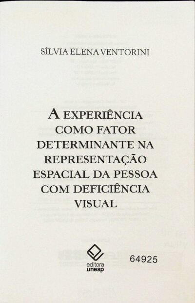 A experiência como fator determinante na representação espacial da pessoa com deficiência visual - Imagem 2