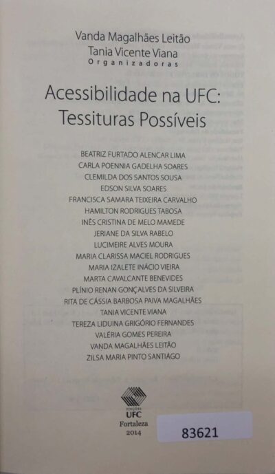 Acessibilidade na UFC: tessituras possíveis - Imagem 2