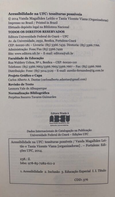 Acessibilidade na UFC: tessituras possíveis - Imagem 4