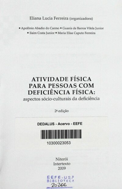Atividade física para pessoas com deficiência física: aspectos sócio-culturais da deficiência - Imagem 2