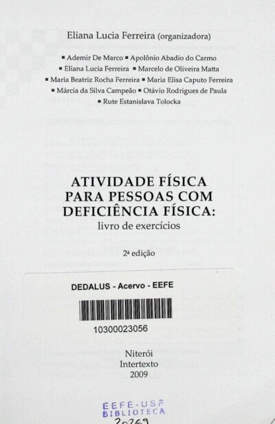 Atividade física para pessoas com deficiência física: livro de exercícios - Imagem 2