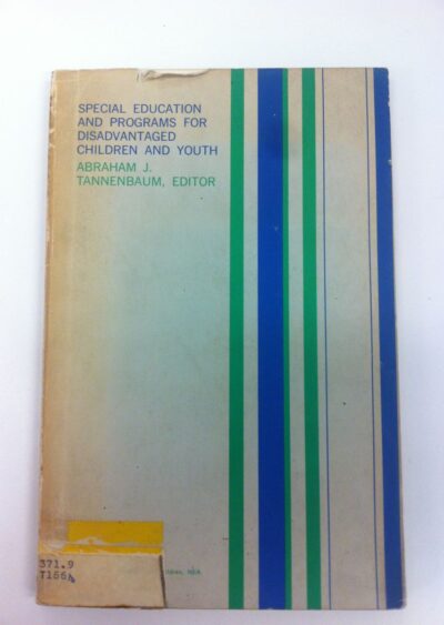 Special education and programs for disadvantaged children and youth