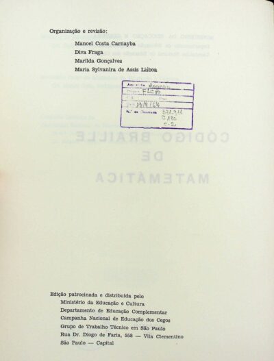 Codigo braille de matematica - Imagem 3