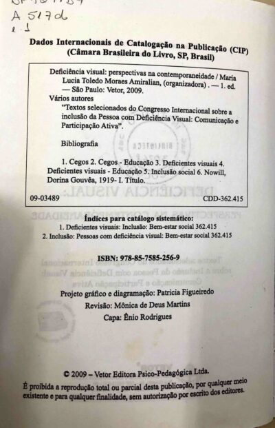 Anais do I Congresso brasileiro de educação de deficientes Visuais - Imagem 3