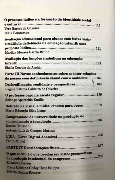 Anais do I Congresso brasileiro de educação de deficientes Visuais - Imagem 5