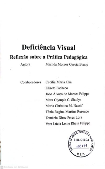 Deficiência visual: reflexão sobre a prática pedagógica - Imagem 2