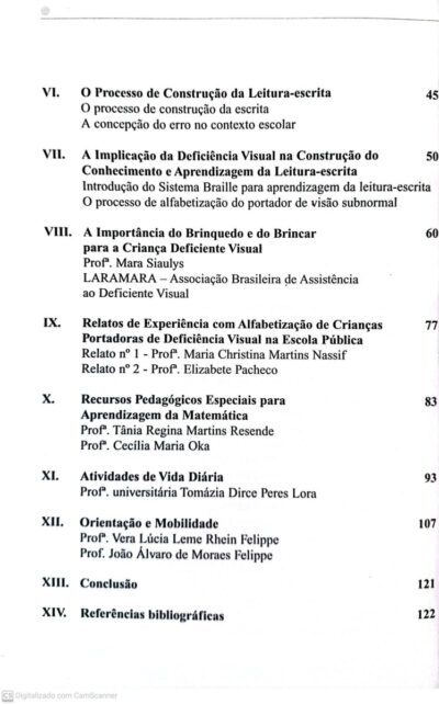 Deficiência visual: reflexão sobre a prática pedagógica - Imagem 5