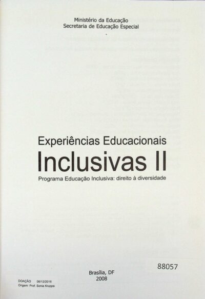 Experiências educacionais inclusivas II: programa educação inclusiva: direito à diversidade - Imagem 2