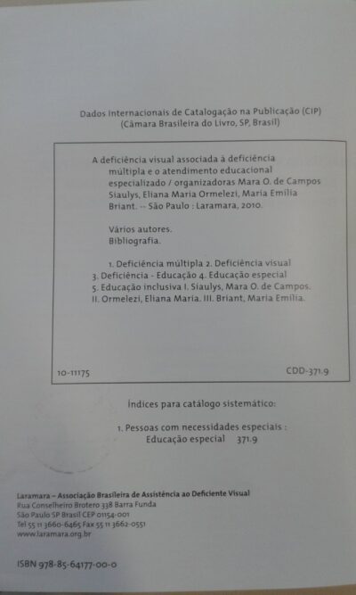 A deficiência visual associada à deficiência múltipla e o atendimento educacional especializado - Imagem 2