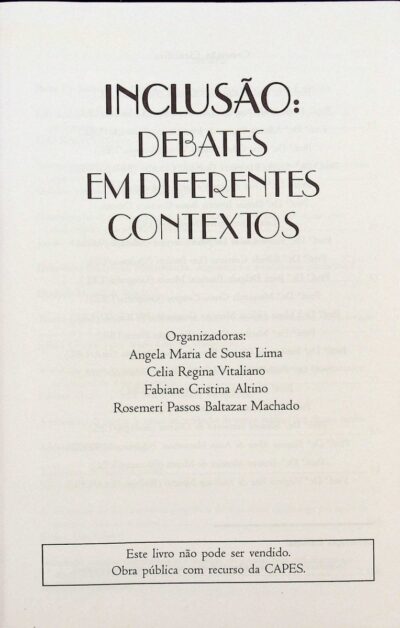 Inclusão: debates em diferentes contextos - Imagem 2