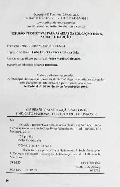 Inclusão: perspectivas para as áreas da educação física, saúde e educação - Imagem 3