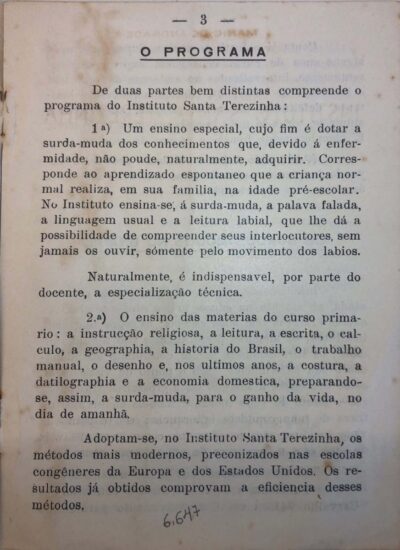 Instituto Santa Terezinha para Creanças Surdas Mudas - Imagem 3