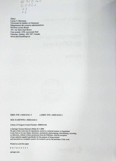 International handbook on giftedness: vol. 1 - Imagem 3