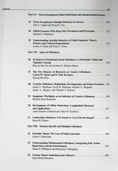 International handbook on giftedness: vol. 1 - Imagem 6