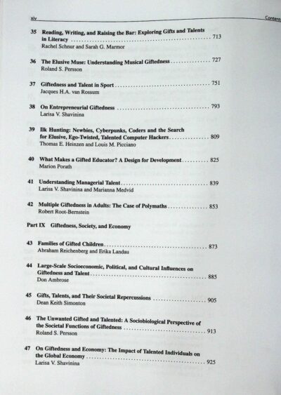 International handbook on giftedness: vol. 1 - Imagem 7