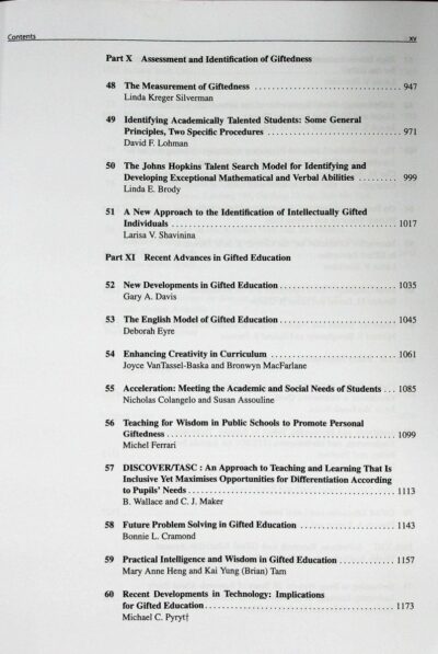 International handbook on giftedness: vol. 1 - Imagem 8