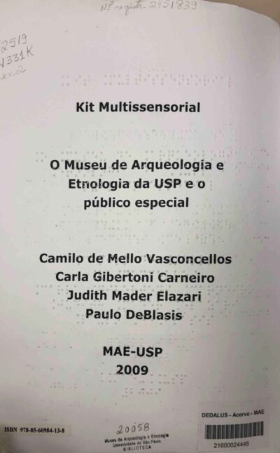 O Museu de Arqueologia e Etnologia da USP e o público especial: kit multissensorial - Imagem 3