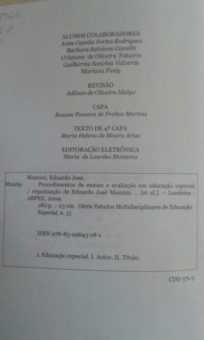 Procedimentos de ensino e avaliação em educação especial - Imagem 2