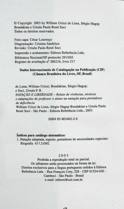 Natação e liberdade: relato de vivências, técnicas e adaptações de professor e aluno na natação para portadores de deficiência - Imagem 3