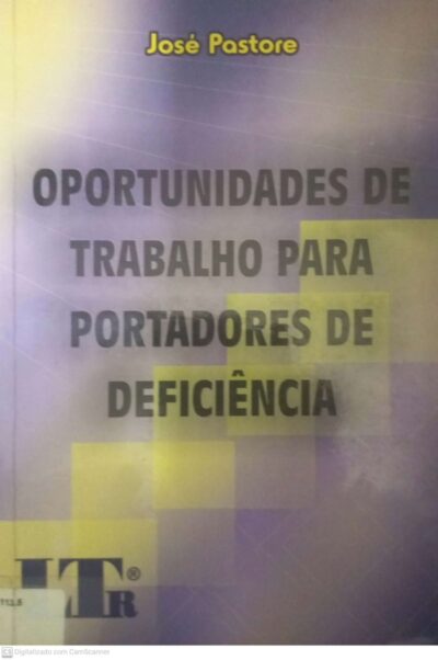 Oportunidades de trabalho para portadores de deficiência
