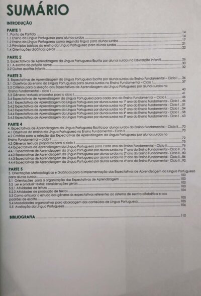 Orientações curriculares: proposição de expectativas de aprendizagem para a educação infantil e ensino fundamental - língua portuguesa para pessoa surda - Libras - Imagem 4
